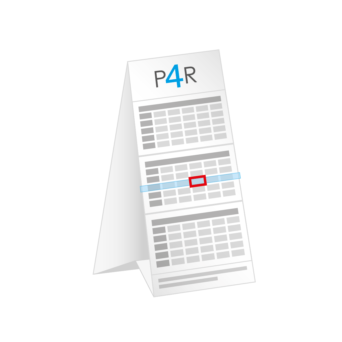 3-Monats-Tischkalender Produkt Icon