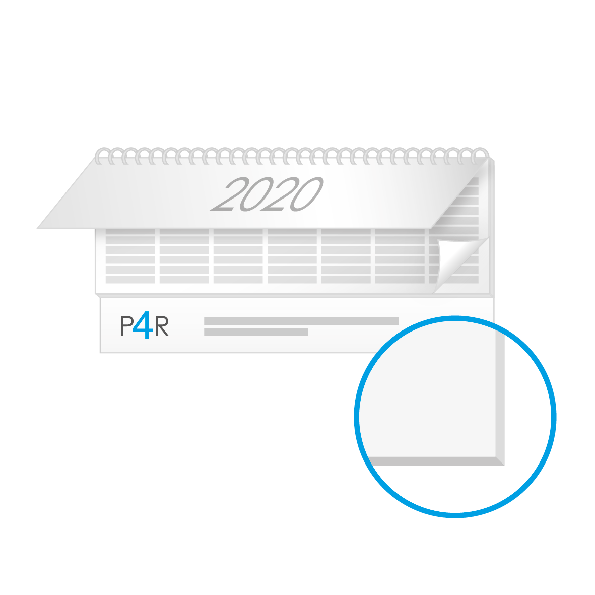 Tischquerkalender (Karton) Produkt Icon