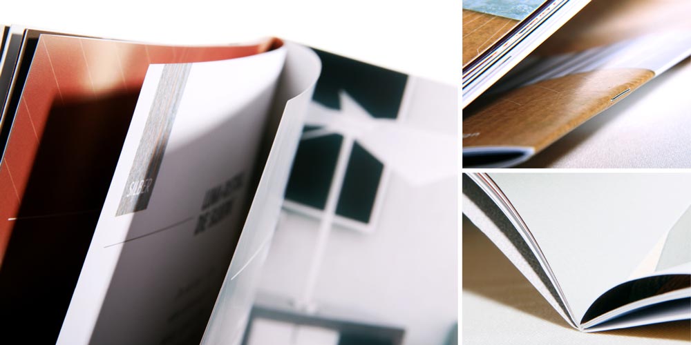 Brosch�re mit R�ckstichheftung