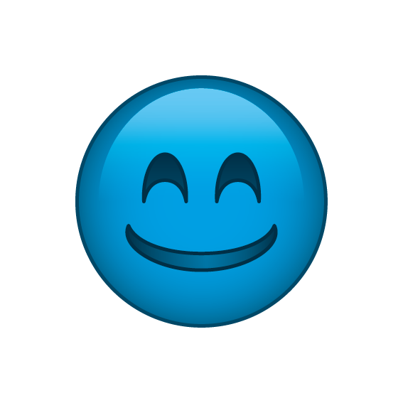 Fröhlicher Smiley Smiley